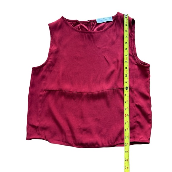 Viktoria+ woods made in Australia burgundy top Sz small - Picture 5 of 8